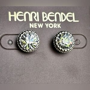 Henri Bendel Crystal Stud Earrings